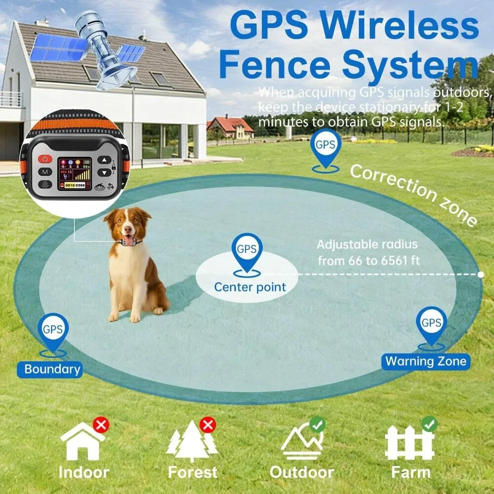 GPS Wireless Dog Fence System